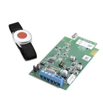 Kit De Transceptor Inalámbrico 916mhz. 2 Vías Y Botón De Pánico Compatible Con Panel Crow