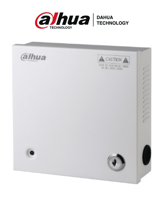 Fuente De Poder Dahua Distribuidor De Energia 5 Canales/ 12 Vdc/ 4 Amp/ Fusibles Intercambiables/ Proteccion De Sobrecarga/ Color Blanco