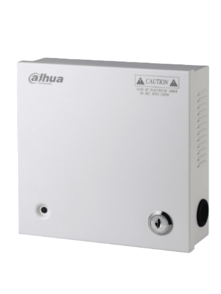 Fuente De Poder Dahua Distribuidor De Energia 5 Canales/ 12 Vdc/ 4 Amp/ Fusibles Intercambiables/ Proteccion De Sobrecarga/ Color Blanco
