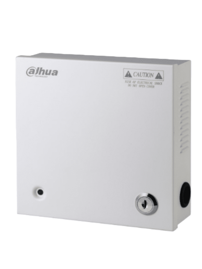 Fuente De Poder Dahua Distribuidor De Energia 5 Canales/ 12 Vdc/ 4 Amp/ Fusibles Intercambiables/ Proteccion De Sobrecarga/ Color Blanco