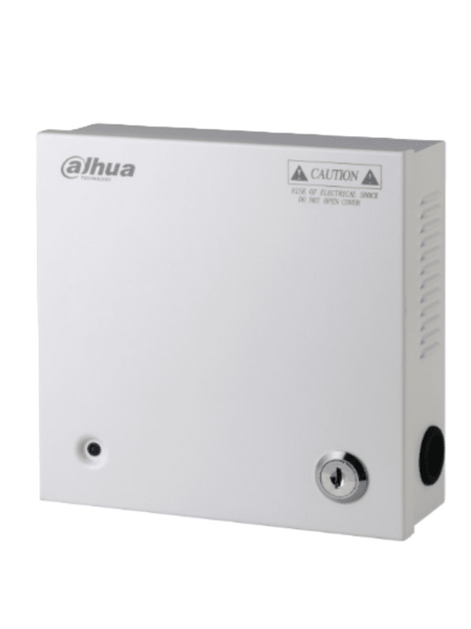 Fuente De Poder Dahua Distribuidor De Energia 5 Canales/ 12 Vdc/ 4 Amp/ Fusibles Intercambiables/ Proteccion De Sobrecarga/ Color Blanco