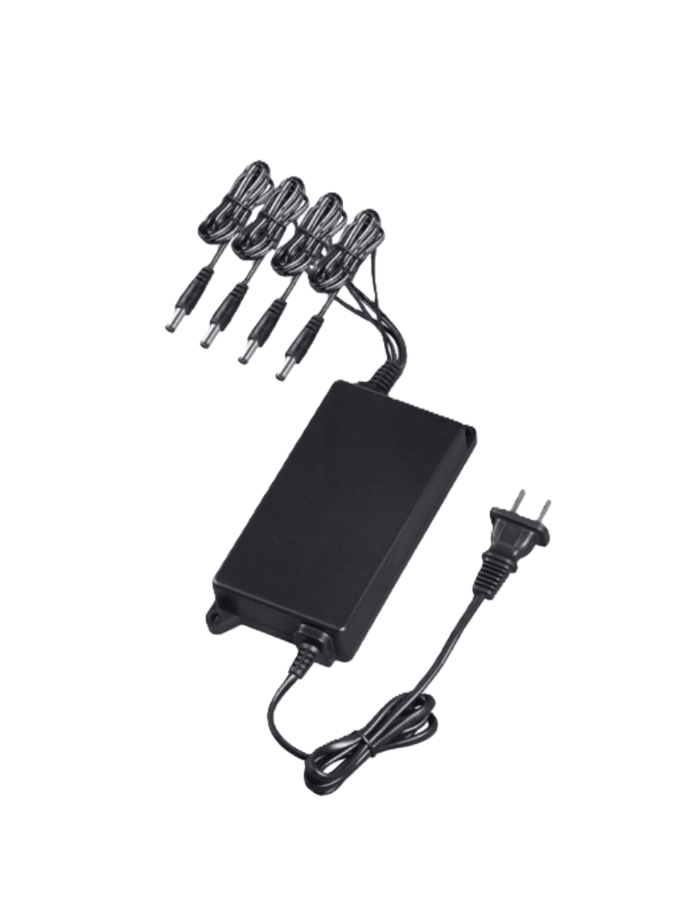 Fuente De Poder/ Dahua/ Euha12120-070d Pfm322/ Regulada De 12 Vcc 2.8 Amperes/ Salida Tipo Pulpo De 4 Canales Con Conector Macho/ 0.7 Amper Por Canal/ Proteccion De Temperatura/ Color Negro