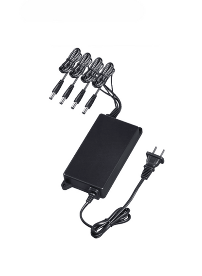Fuente De Poder/ Dahua/ Euha12120-070d Pfm322/ Regulada De 12 Vcc 2.8 Amperes/ Salida Tipo Pulpo De 4 Canales Con Conector Macho/ 0.7 Amper Por Canal/ Proteccion De Temperatura/ Color Negro