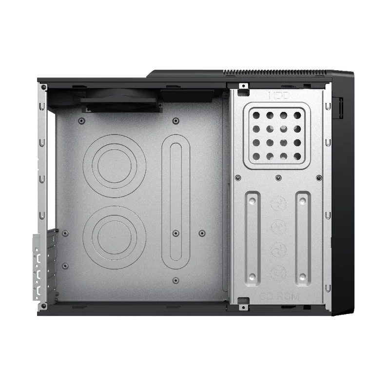 Gabinete Acteck Bern Gs460 / Micro Torre Slim / Micro Atx, Mini Itx / Fuente Sfx 500 W / Full Metal / Lector De Tarjetas / Tornillos De Mano / 3 AÑos De Garantia / Negro / Gapc-301