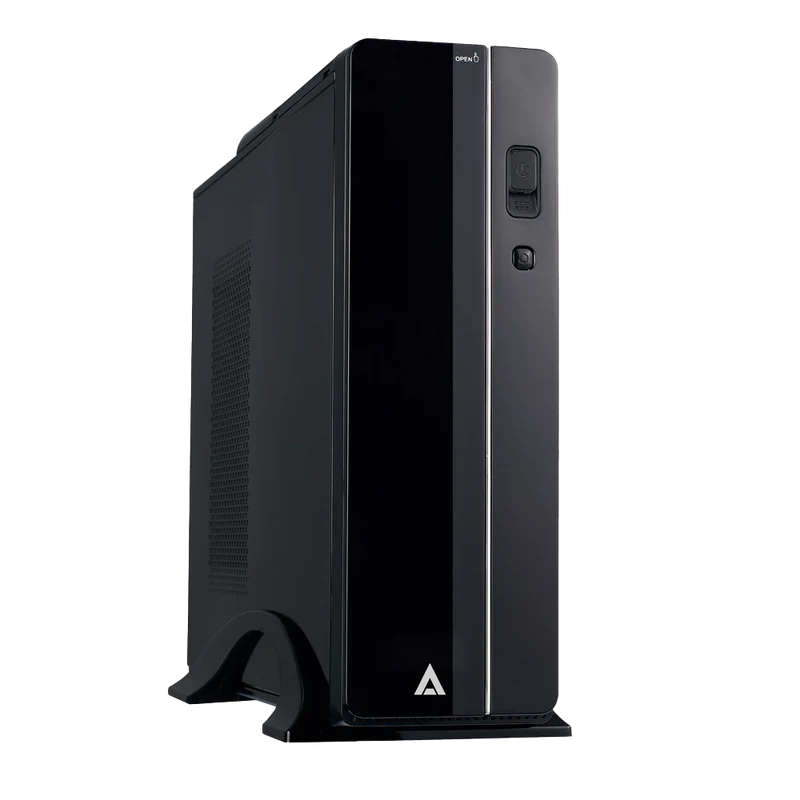Gabinete Acteck Bern Gs460 / Micro Torre Slim / Micro Atx, Mini Itx / Fuente Sfx 500 W / Full Metal / Lector De Tarjetas / Tornillos De Mano / 3 AÑos De Garantia / Negro / Gapc-301