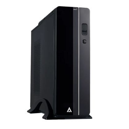 Gabinete Acteck Bern Gs460 / Micro Torre Slim / Micro Atx, Mini Itx / Fuente Sfx 500 W / Full Metal / Lector De Tarjetas / Tornillos De Mano / 3 AÑos De Garantia / Negro / Gapc-301