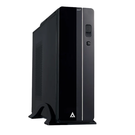 Gabinete Acteck Bern Gs460 / Micro Torre Slim / Micro Atx, Mini Itx / Fuente Sfx 500 W / Full Metal / Lector De Tarjetas / Tornillos De Mano / 3 AÑos De Garantia / Negro / Gapc-301
