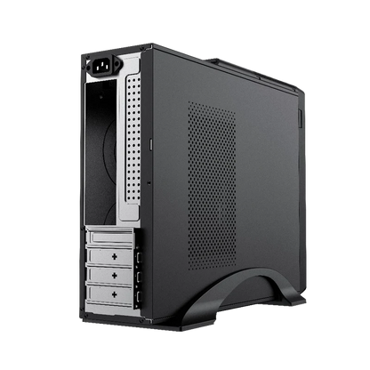 Gabinete Acteck Bern Gs460 / Micro Torre Slim / Micro Atx, Mini Itx / Fuente Sfx 500 W / Full Metal / Lector De Tarjetas / Tornillos De Mano / 3 AÑos De Garantia / Negro / Gapc-301