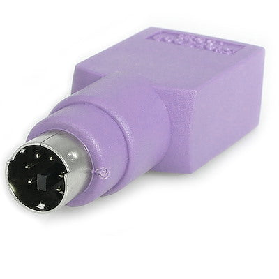 Adaptador Para Teclado O Mouse Usb A Conector Ps/2 Ps2 Minidin - 1x Hembra Usb - 1x Macho Mini-din - Prpura - Startech.com Mod. Gc46fmkey