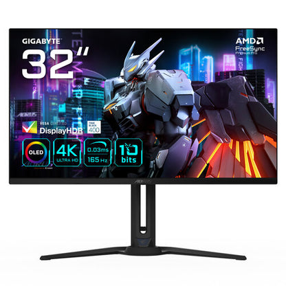 Monitor Gigabyte Aorus Fo32u / Panel Oled 32 165hz / Hdmi / Dp / Hdr 400 / Gama Alta