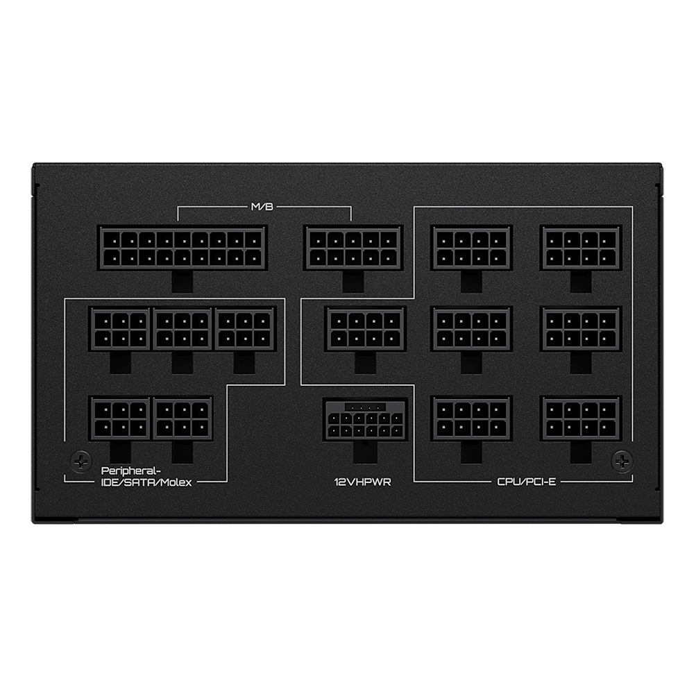 Fuente De Poder Gigabyte1300w/80 Plus Gold /negro/atx/modular