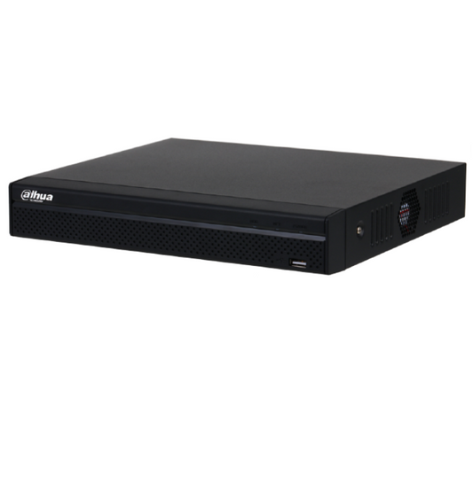 Nvr Dahua 8 Canales Ip / H265 H264 / 8 Puertos Poe / Rendimiento 80 Mbps / Hdmi / Vga / Puerto Sata 8tb