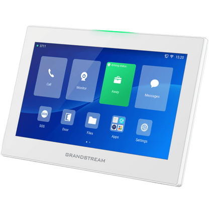 Estación de Intercomunicación SIP con Wi-Fi 6, Bluetooth y Control Total para Agendamiento de Salas y Edificios Inteligentes (Color Blanco)