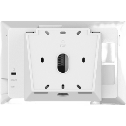 Estación de Intercomunicación SIP con Wi-Fi 6, Bluetooth y Control Total para Agendamiento de Salas y Edificios Inteligentes (Color Blanco)