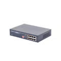 Switch Poe No Administrable, 8 Puertos 10/100/1000 Mbps Con 4 Puertos Poe 802.3af/at, Modo Extender Hasta 250 Mts