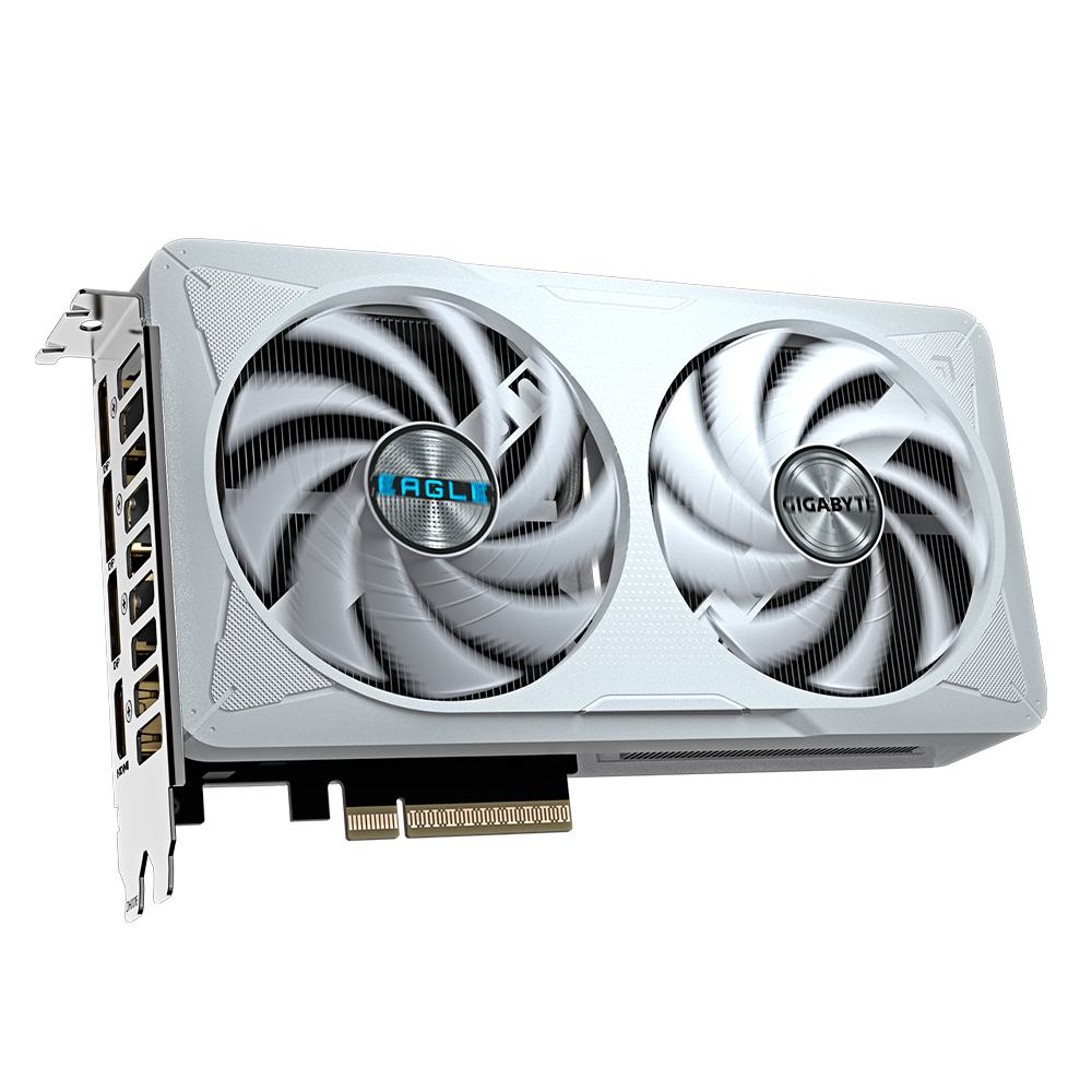 Tarjeta De Video Gigabyte Gv-n5060eagleoc Ice-8gd / Rtx 5060 / Gddr7 8 Gb / Dp 2.1 / Hdmi 2.1 / Color Blanco