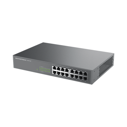 Switch Grandstream Gwn7702p/ Switch Poe 16 Puertos Gigabit No Administrable / 8 Puertos 10/100/1000 Mbps / 8 Puertos Poe / Hasta 145w