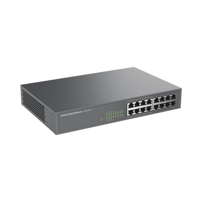 Switch Grandstream Gwn7702p/ Switch Poe 16 Puertos Gigabit No Administrable / 8 Puertos 10/100/1000 Mbps / 8 Puertos Poe / Hasta 145w