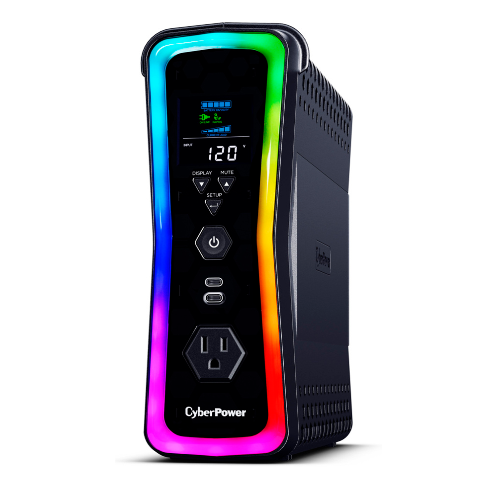 Ups Gamer De 1500 Va/1000 W, Topología Línea Interactiva, Entrada 120 Vca  Nema 5-15p, Y 13 Salidas Nema 5-15r, Puerto Usb, Con Regulador De Voltaje (avr)