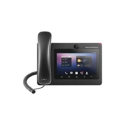 Teléfono Ip Grandstream Empresarial Para Videoconferencias Con Android 7, 16 Lineas, Procesador 4 Nucleos