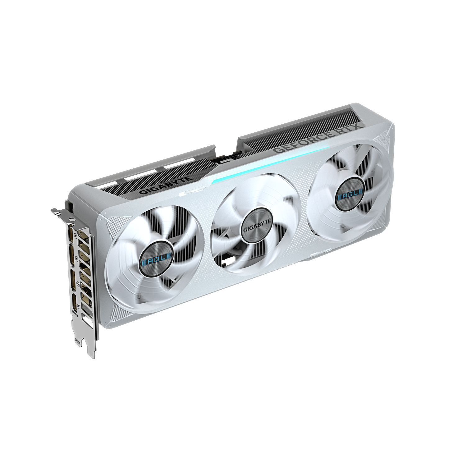 Tarjeta De Video Gigabyte Gv-n5070eagleoc Ice-12gd / Rtx 5070 / Gddr7 12 Gb / Dp 2.1 / Hdmi 2.1 / Color Blanco