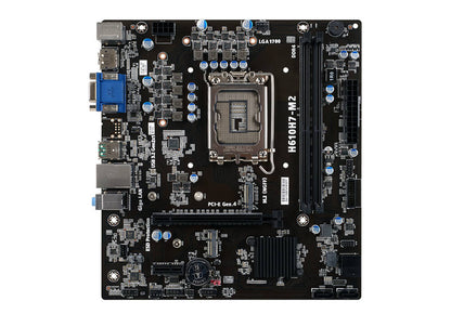 Mb Ecs H610 S-1700 12a Gen / 2x Ddr4 3200 / Pcie 4.0 / 4x Usb 3.2 / Hdmi / Dp / Matx / Gama Basica