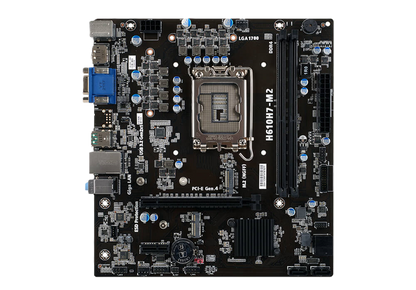 Mb Ecs H610 S-1700 12a Gen / 2x Ddr4 3200 / Pcie 4.0 / 4x Usb 3.2 / Hdmi / Dp / Matx / Gama Basica