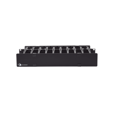Organizador de Cable Horizontal RouteIT, Doble, Para Rack de 19in, 4in de profundidad, 2UR