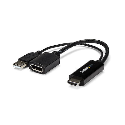 Adaptador De Video Hdmi A Displayport - Convertidor 4k Alimentado Por Usb - Startech.com Mod. Hd2dp