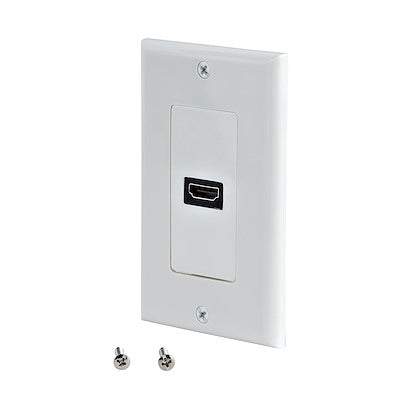 Placa De Pared Hdmi De Una Entrada Hembra - Color Blanco - Hdmiplate - Startech.com Mod. Hdmiplate