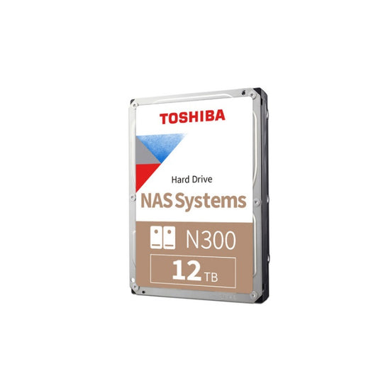 Dd Interno 12tb Nas Toshiba N300/sata 6.0 Gbits/3.5/cmr/7200 Rpm/velocidad De Transferencia 281mbs/cachÉ 512 Mb