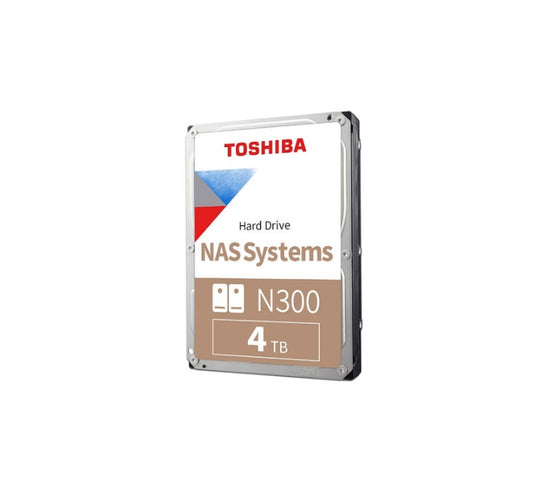 Dd Interno 4tb Nas Toshiba N300/sata 6.0 Gbits/3.5/cmr/7200 Rpm/velocidad De Transferencia 281mbs/cachÉ 512/