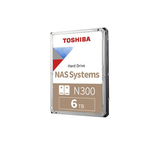 Dd Interno 6tb Nas Toshiba N300/sata 6.0 Gbits/3.5/cmr/7200 Rpm/velocidad De Transferencia 281mbs/cachÉ 512/