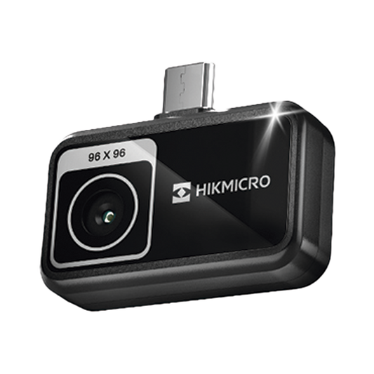 MINIE - Cámara Termográfica Portátil para Celulares (Android) /  Conector Tipo USB - C / Lente 1.3 mm / IP40  / JPEG (Imagen) / Video (MP4) / Rango de Medición de -20°C a 400°C