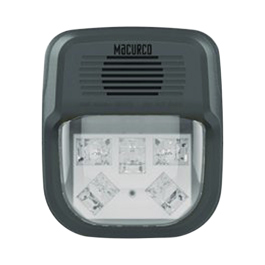 Sirena Estrobo Transparente Para Paneles y Detectores Macurco