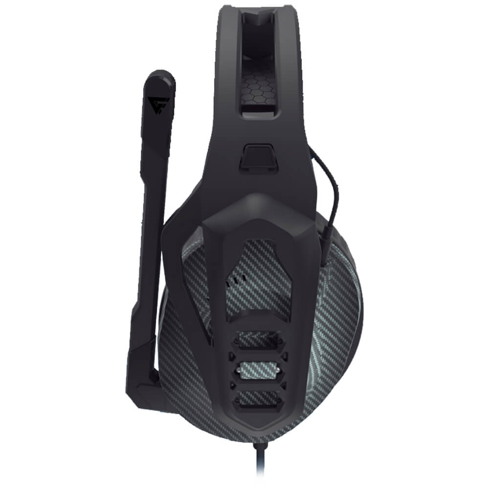 Diadema / Game Factor / Hsg500, MicrÓfono Removible, 3.5mm, Ultra Ligeras, Carbon Fiber