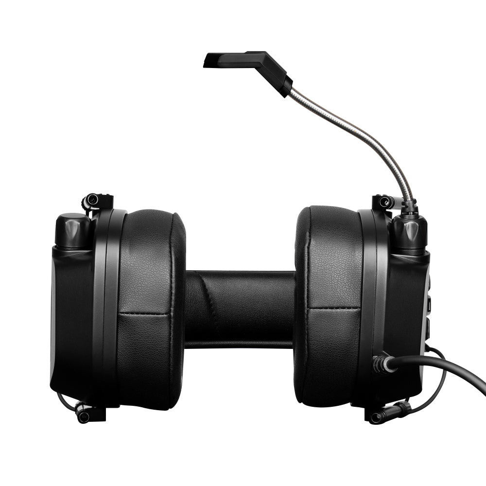 Diadema / Game Factor / Hsg550 ConexiÓn Por Usb / MicrÓfono Ajustable / Surround 7.1 /  Negro