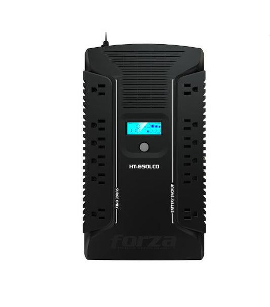 Ups Interactivo Forza Ht-650lcd 650va/390w, 12 Slds, Coax, Usb, Sobremesa-120v