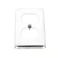 Tapa Metálica 4"x2"/ Para Tomacorriente Duplex.