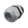 Conector De Cable, Estilo Europeo, Para Conductores De 0.17" A 0.45", Para Conduit 1/2",  Color Gris.