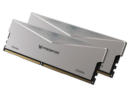 Memoria Predator Pallas Udimm Ddr4 32gb (2x16gb) 3600 Mhz Cl18 Gaming Color Plata (bl.9bwwr.346)