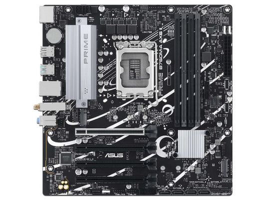 Mb Asus B760 Intel S-1700 14a Gen /4x Ddr5 5600 /hdmi /dp /3x M.2 /2x Usb 3.2 /wifi 6/bluetooth /micro Atx /gama Media