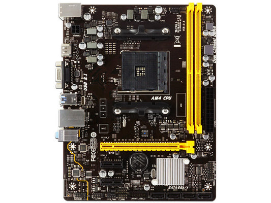 Mb Biostar A320 Amd S-am4/ 2x Ddr4 2933/requiere Tarjeta De Video/hdmi/vga/ 3x Usb 3.1/micro-atx/gama Basica