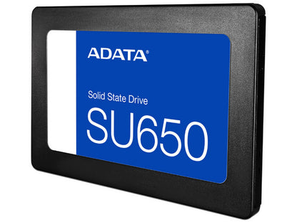 Unidad De Estado Solido Ssd Interno Adata Su650 1tb 2.5 Sata3 7mm Lect.520/escr.450mbs Nand 3d Sin Bracket Pc Laptop (asu650ss-1tt-r)