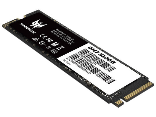 Unidad De Estado Solido Ssd Interno Predator Gm7 512gb M.2 2280 Nvme Pcie Gen 4x4 Lect.7200 Escrit.6300 Mbs 3d Tlc Nand Pc Laptop Minipc (bl.9bwwr.117)