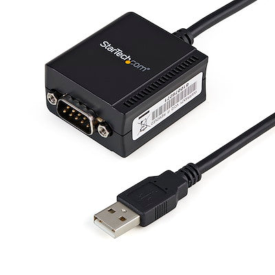 Cable Adaptador De 1.8m Usb-a A Puerto Serie Serial Rs232 Con RetenciÓn Del Puerto De AsignaciÓn Com - 1x Db9 Macho - 1x Usb A Macho - Startech.com Mod. Icusb2321f
