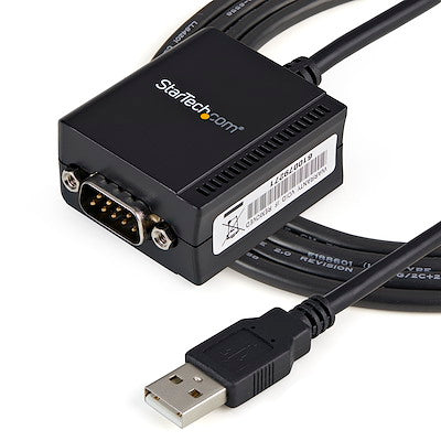 Cable Adaptador De 1.8m Usb-a A Puerto Serie Serial Rs232 Con RetenciÓn Del Puerto De AsignaciÓn Com - 1x Db9 Macho - 1x Usb A Macho - Startech.com Mod. Icusb2321f
