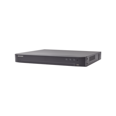 (acusense / Evita Falsas Alarmas) Dvr 4 Megapixel / 16 Canales Turbohd + 8 Canales Ip  / 1 Bahía De Disco Duro / 16 Canales De Audio / Salida De Vídeo En Full Hd