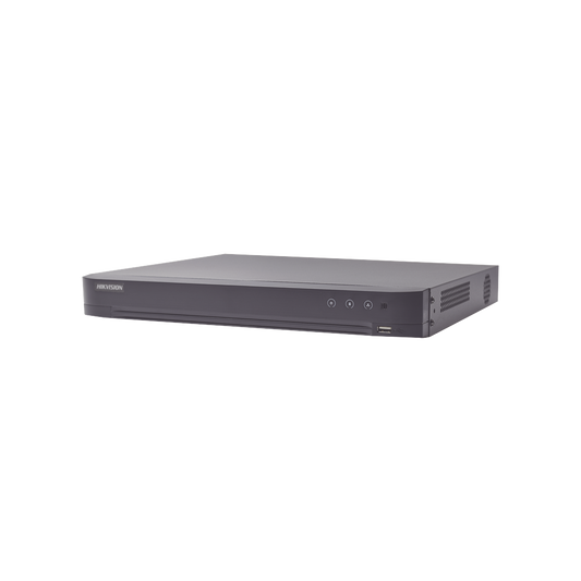 Dvr 16 Canales Turbohd + 16 Canales Ip / 8 Megapixel (4k) / Acusense (evita Falsas Alarmas) / Audio Por Coaxitron / 2 Bahías De Disco Duro / Salida De Video En 4k / 8 Entradas De Alarma / 4 Salidas De Alarma / H.265+