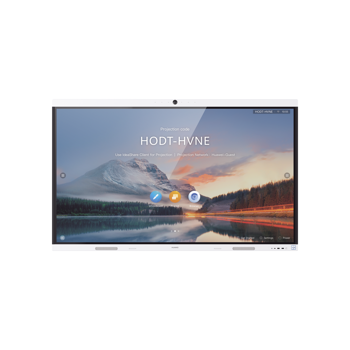 Huawei Ideahub B2, Pantalla Interactiva Para Colaboración Inteligente, 86", 4k Uhd, Android 9, Wi-fi, Blanco Jade.